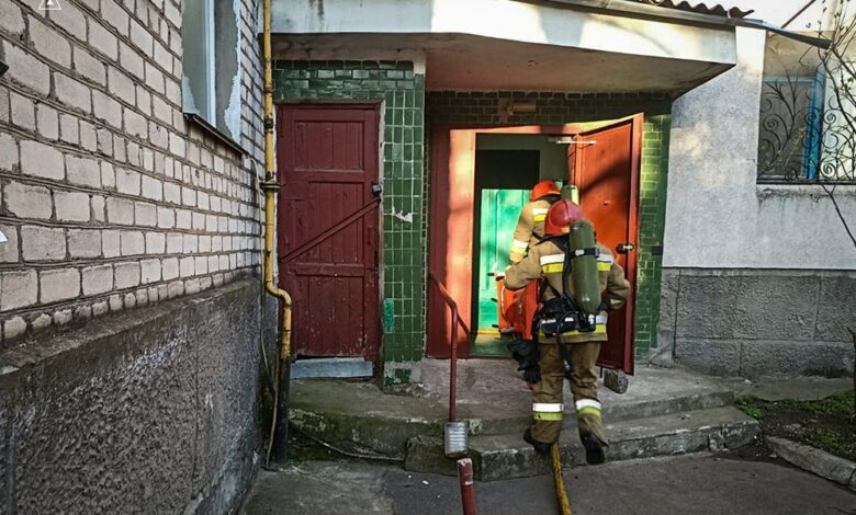 Вогнеборці за роботою.