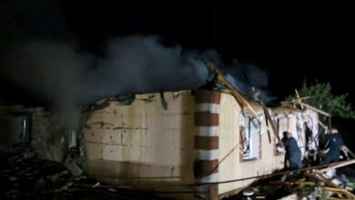 Будинок після вчорашнього обстрілу в Шевченківський громаді