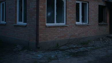 пошкодження будинку через обстріли