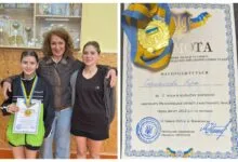 Кіра Стрижикова з Корабельного - перша в області!
