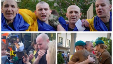 звільнені полонені, морпіхи 36-бригади