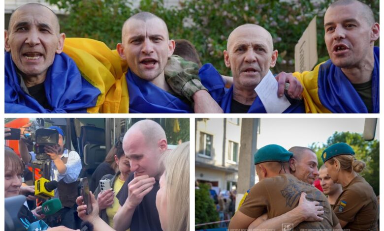 звільнені полонені, морпіхи 36-бригади