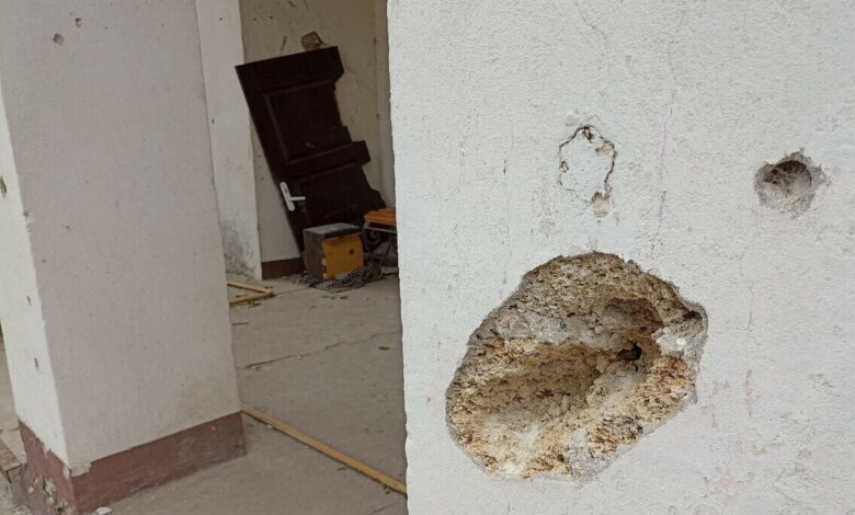 Лиманівська сільрада після обстрілу