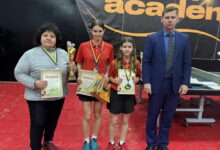 Кіра Стрижикова - трретя зліва