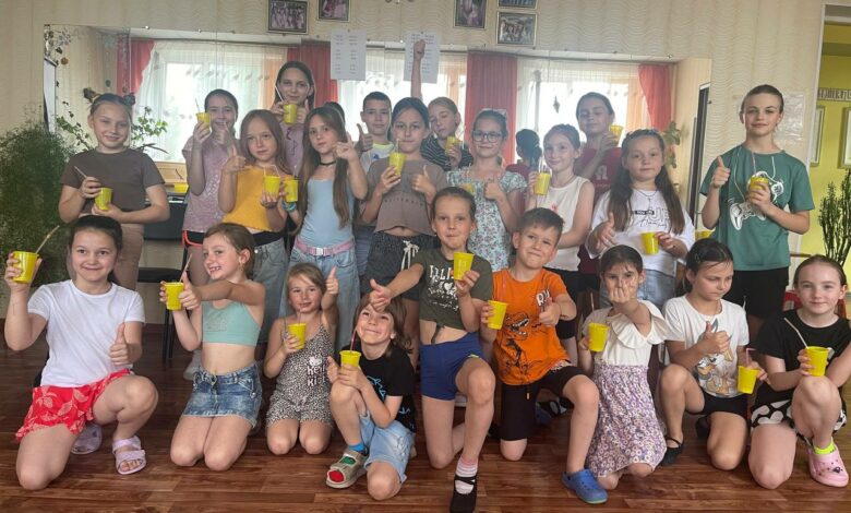 діти на вокальному майстер-класі