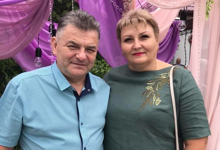 Оксана Петренко, заступниця Галицинівського сільського голови та ії чоловік