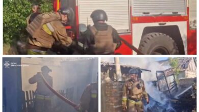 пожежа в Очакові