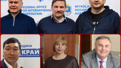 ▢ Цепелев Юрий Юрьевич — вице-президент Региональной ассоциации территориальных общин ▢ Агаркова Виктория Викторовна - директор областной научной библиотеки ▢ Трушляков Евгений Иванович - ректор университета кораблестроения ▢ Садридинов Рустамджан Шамсидинович - агроном, депутат облсовета