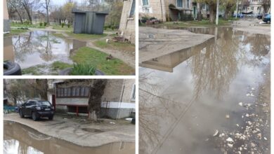 калюжі на Океанівській