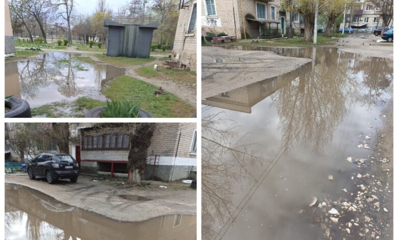 калюжі на Океанівській