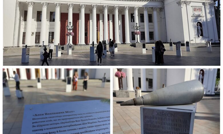 виставка "Алея незламних міст"