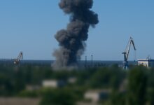 вибух у Корабельному районі (ілюстрація від ШІ)