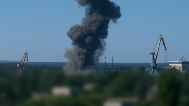 вибух у Корабельному районі (ілюстрація від ШІ)