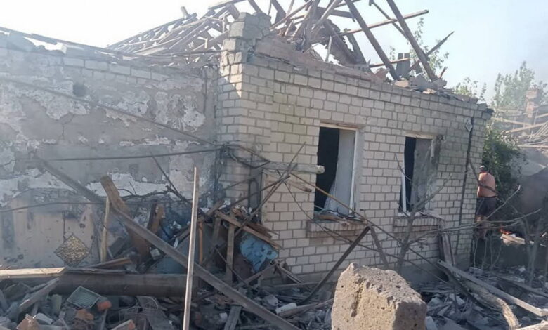 Результати російського обстрілу по Очакову 22.06.2025