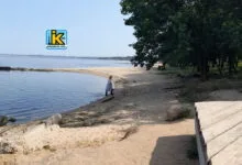 Забір проб води на пляжі "Чайка"