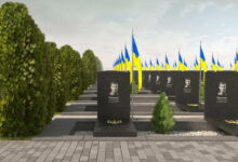 Почесний сектор на кладовищі для загиблих захисників. Візуалізація з проєкту рішення Миколаївського виконкому