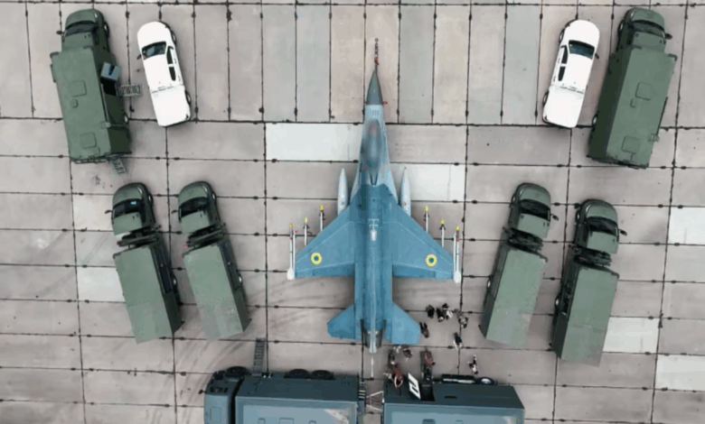 F-16 та мобільний комплекс обслуговування "Проєкт 61"