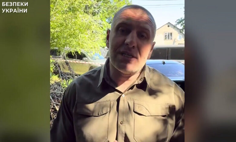 Василь Малюк на місці подій (скрін Телеграм-канала СБУ)