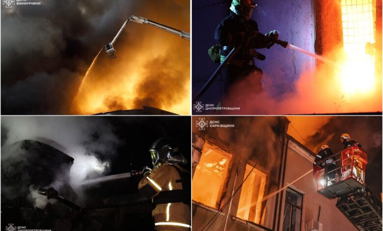 Україна. 15-16 липня 2025 року. Вінниччина, Дніпропетровщина, Харківщина.