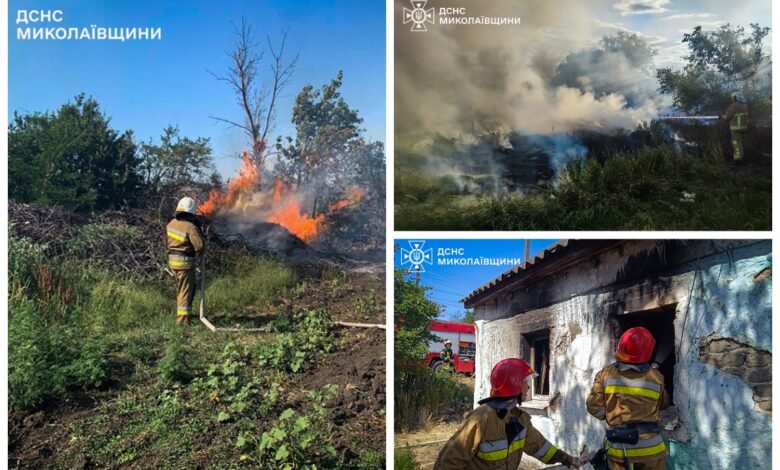 Вогнеборці Миколаївщини за роботою