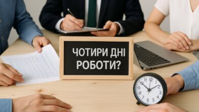 Чотириденний робочий тиждень?