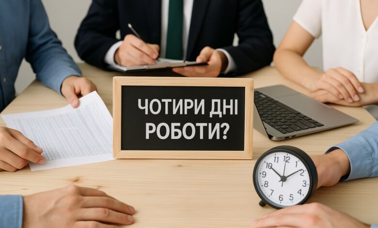 Чотириденний робочий тиждень?