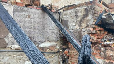 Наслідки ворожого обстрілу в Миколаєві