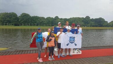 Андрій Генералов в составі збірної України поруч з польськими друзями