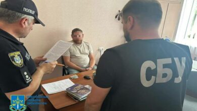 Затримано на гарячому