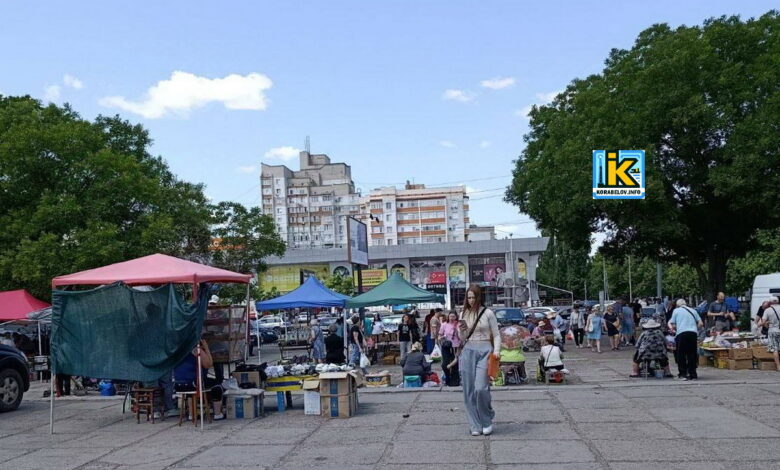 Стихійна торгівля в Корабельному районі Миколаєва