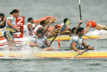 Переможний фініш вісімки українських "драконів" (фото Ярослав Шовкопляс)