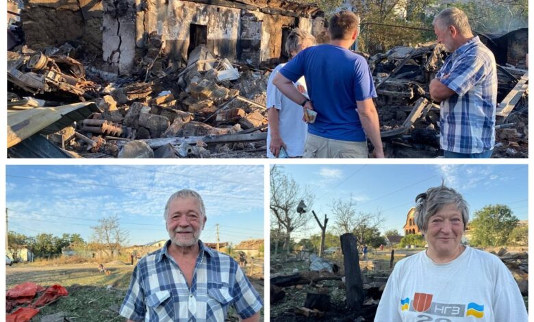 очевидці ракетного удару (фото Суспільного)