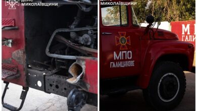 обстріл пожежної машини у Галицинівській громаді