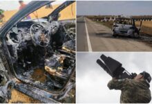 "Дорога смерті" між Херсоном та Миколаєвом (фото "Вгору")