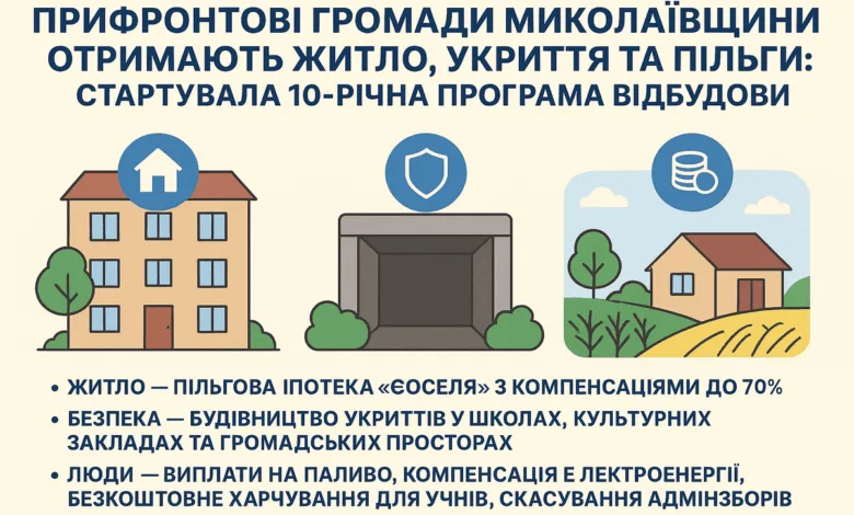 10 років на відновлення: чи вистачить цього прифронтовій Миколаївщині