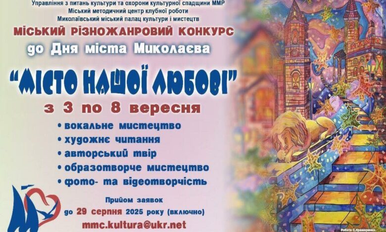 Творчий конкурс до Дня міста