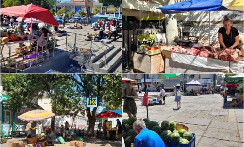 Стихійна торгівля в Корабельному (літо-2025)