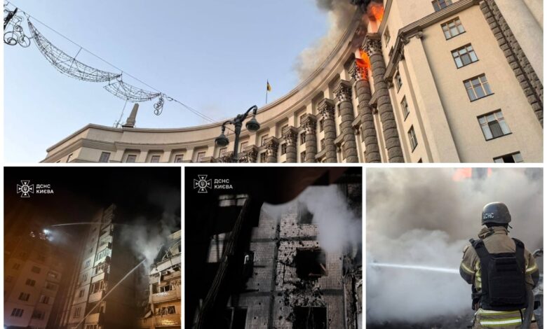 обстріл Уряду та понад 800 дронів