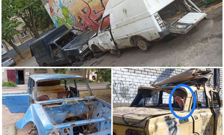 Небезпечний автомотлох у дворах Миколаєва