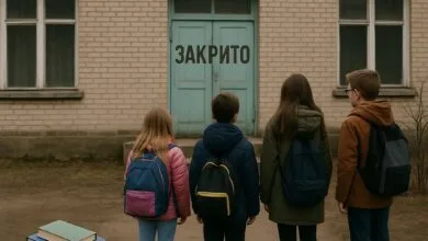 Закрита школа. Ілюстрація від ШІ