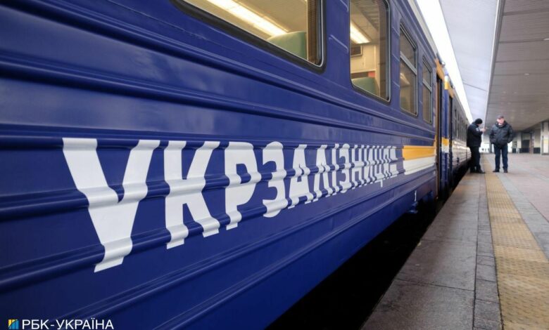 потяг на вокзалі