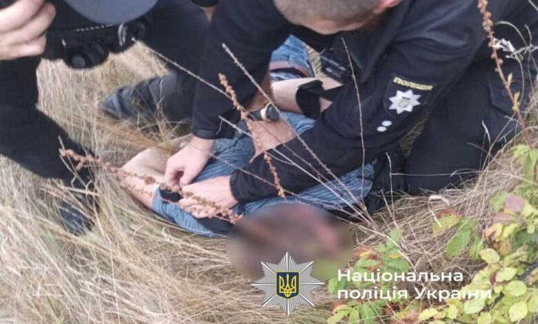 Момент затримання підозрюваного