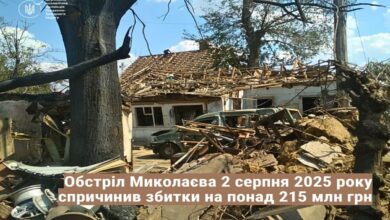 Результати обстрілу Корабельного района Миколаєва 2 серпня 2025 року