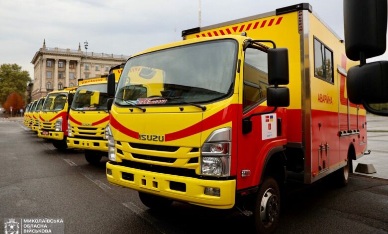 Нові автомобілі від данських друзів готові до роботи