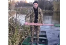 Веслом вбив вагітну кішку (скріншот "Захист тварин Плюшка ")