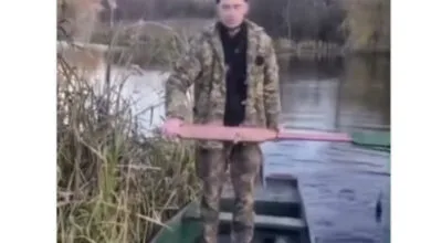 Веслом вбив вагітну кішку (скріншот "Захист тварин Плюшка ")