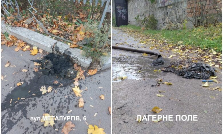 засмічення каналізації