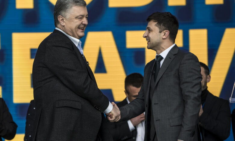 Порошенко та Зеленський