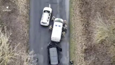 Момент затримання зловмисників