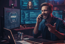 Шахрай (ілюстрація ШІ)